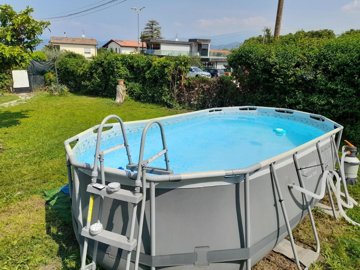 Villa La Magnolia - Private Beach Access, Garden, Views Lazise Exterior photo